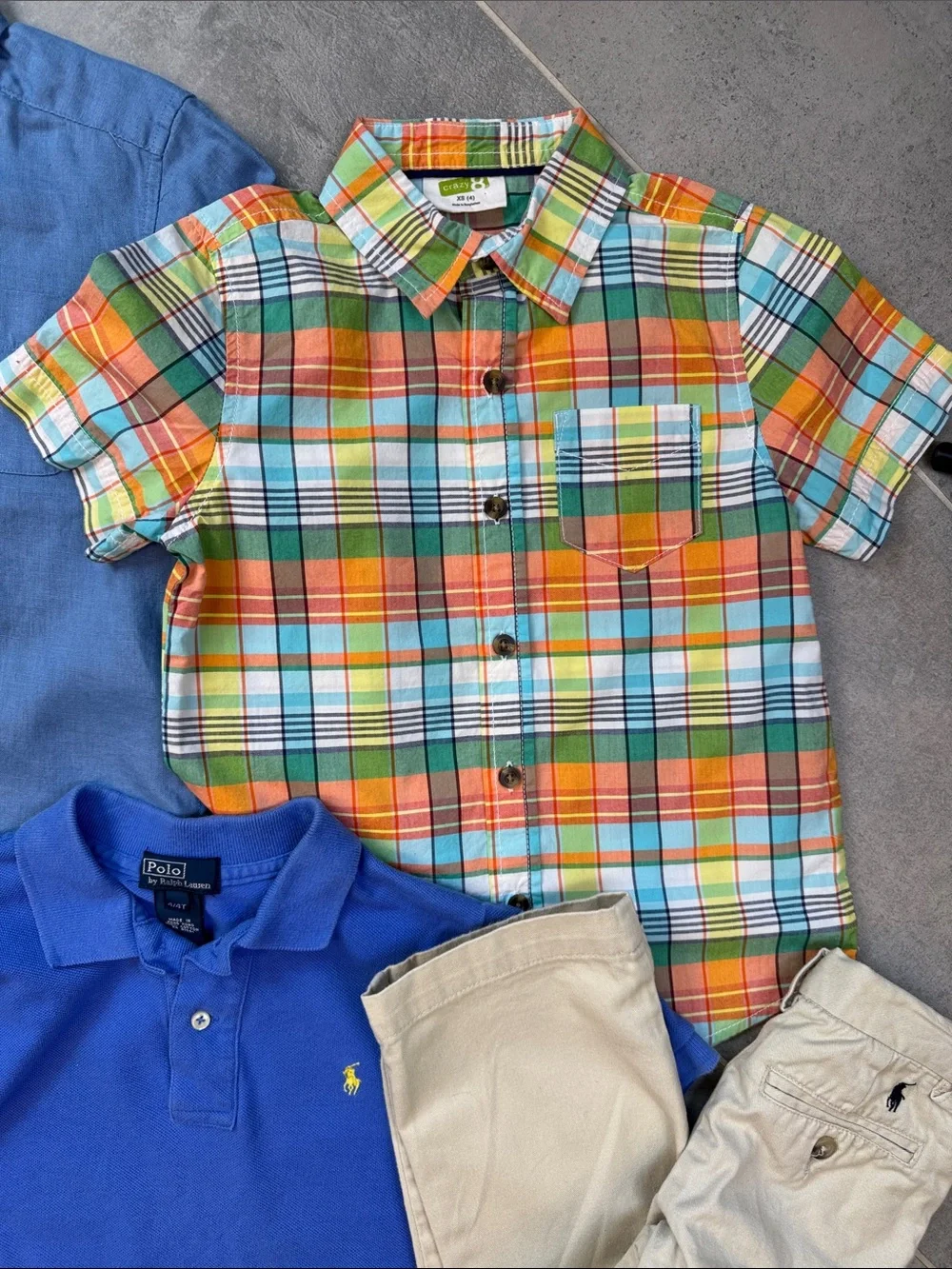 Lot of 7 Boys Size 4T Ralph Lauren, Chaps, Children’s Place